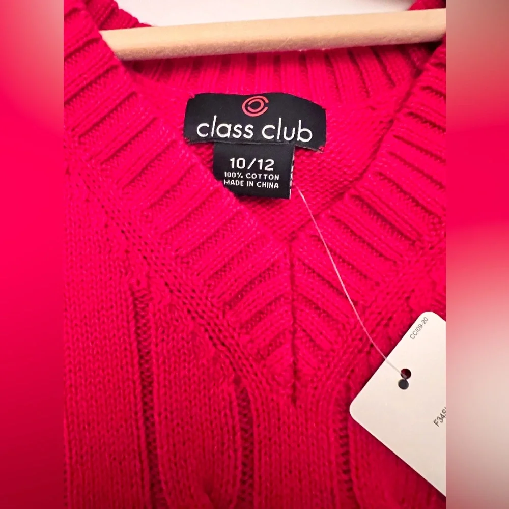 Class Club boys sweater vest. New tags.